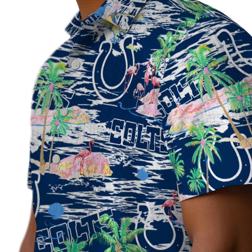 Indianapolis Colts Flamingo Retreat 2026 Hawaiian Shirt – Moonbestprint