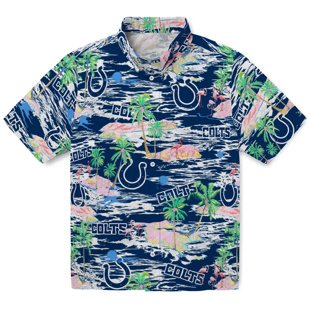 Indianapolis Colts Hawaiian Shirt - Hawaii Island | Moonbestprint