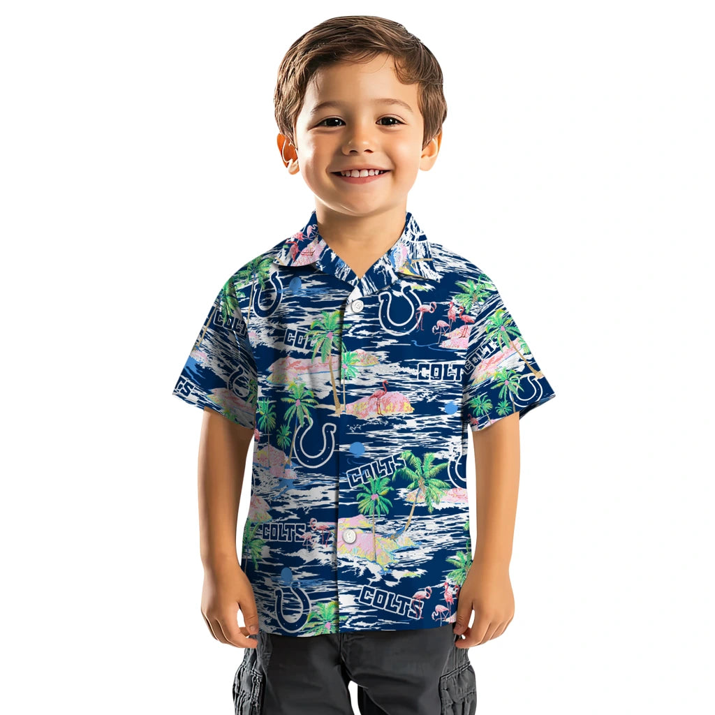 Indianapolis Colts Hawaiian Shirt - Hawaii Island | Moonbestprint