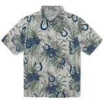 Indianapolis Colts Hawaiian Shirt - Hibiscus Designs | Moonbestprint