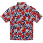 Indianapolis Colts Hawaiian Shirt - Hibiscus Fiesta | Moonbestprint