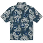 Indianapolis Colts Hawaiian Shirt - Hibiscus Flowers | Moonbestprint