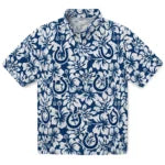 Indianapolis Colts Hawaiian Shirt - Hibiscus Motif | Moonbestprint