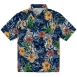 Indianapolis Colts Hawaiian Shirt - Hibiscus Tiki Jungle | Moonbestprint