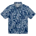Indianapolis Colts Hawaiian Shirt - Leaf Outline | Moonbestprint