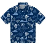 Indianapolis Colts Hawaiian Shirt - Palm And Clouds | Moonbestprint