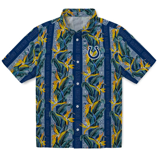 Indianapolis Colts Hawaiian Shirt - Paradise Vines | Moonbestprint