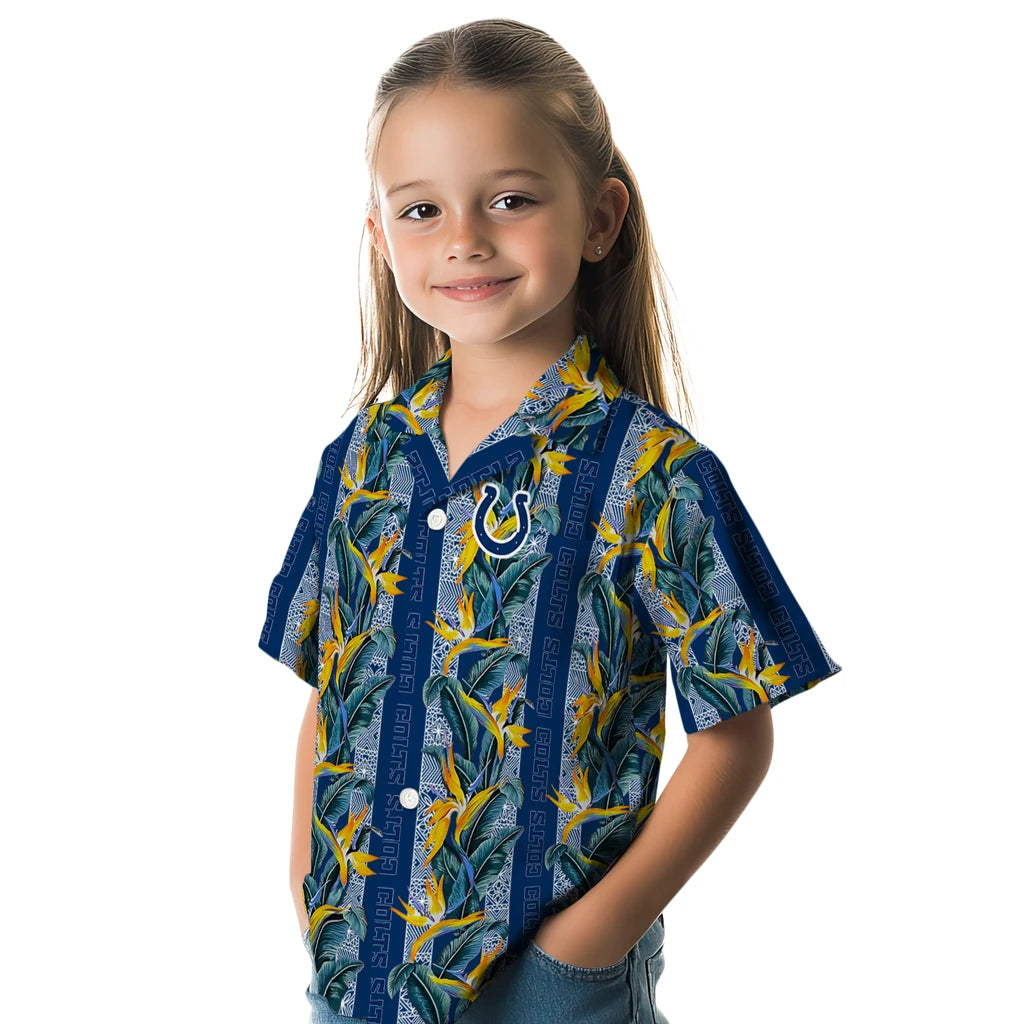 Indianapolis Colts Hawaiian Shirt - Paradise Vines | Moonbestprint