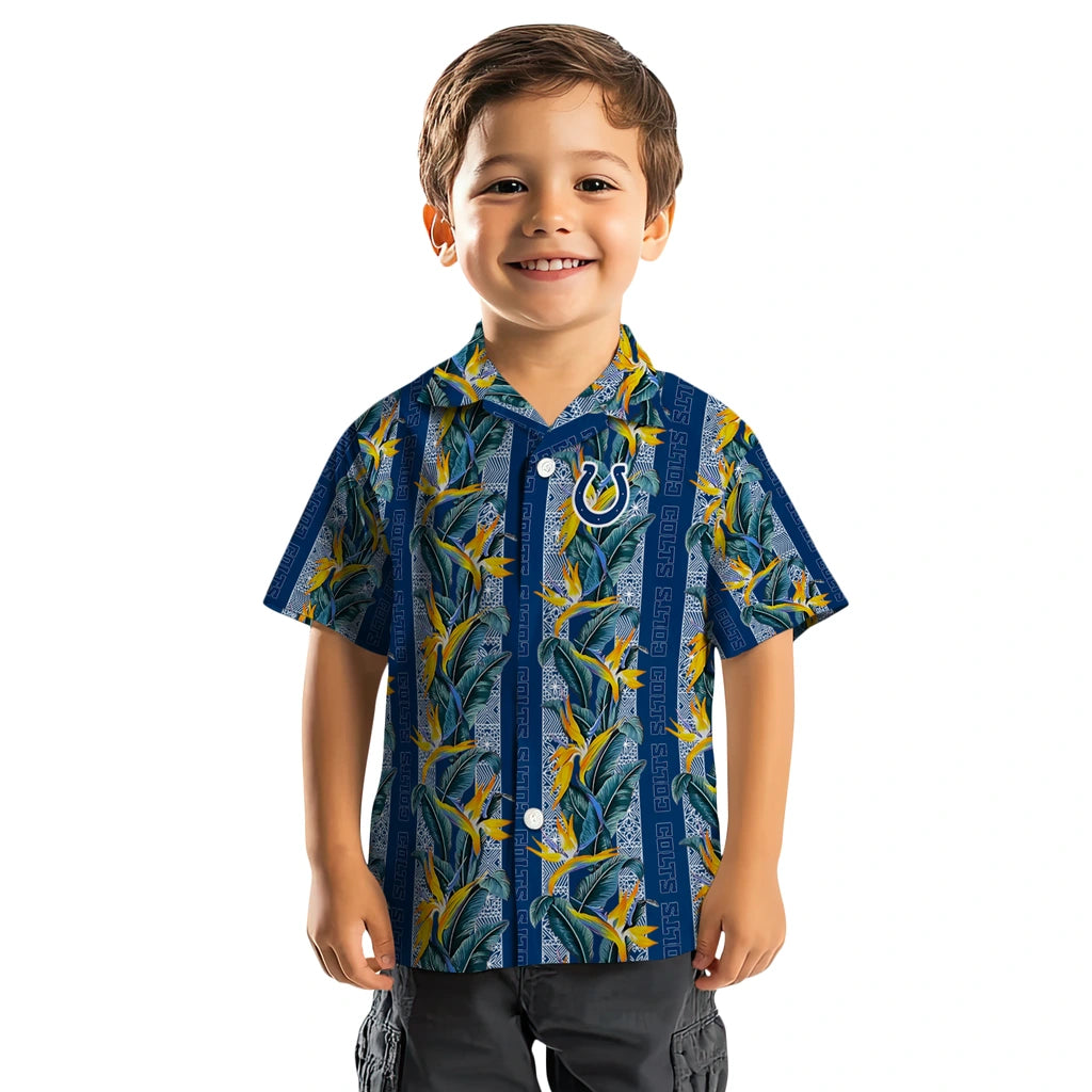 Indianapolis Colts Hawaiian Shirt - Paradise Vines | Moonbestprint