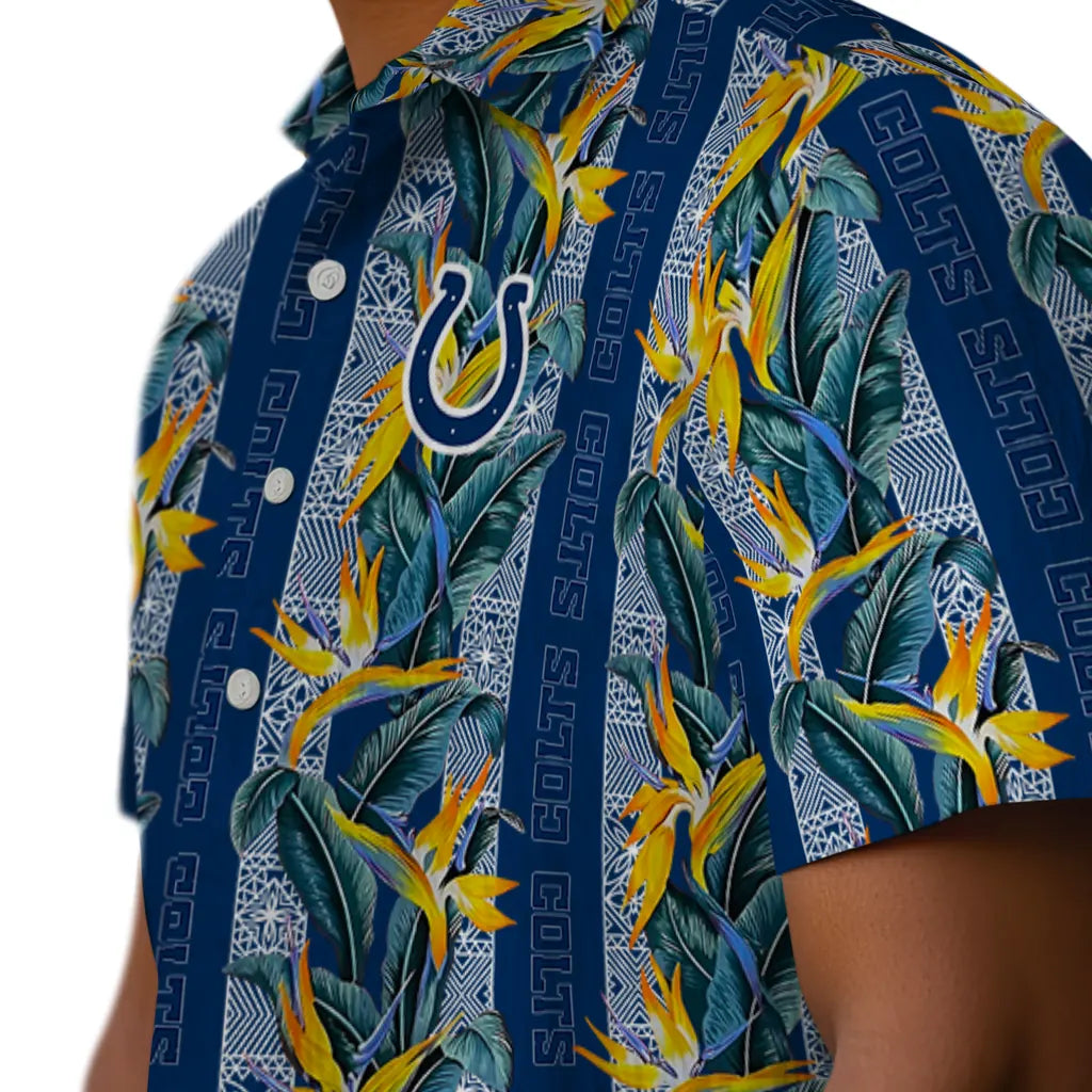 Indianapolis Colts Hawaiian Shirt - Paradise Vines | Moonbestprint
