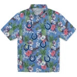 Indianapolis Colts Hawaiian Shirt - Pineapple Bouquet | Moonbestprint