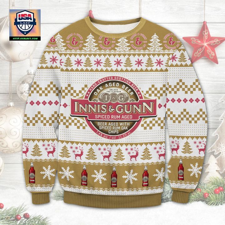 Innis & Gunn Scotland Beer Ugly Christmas Sweater 2022 ? Usalast