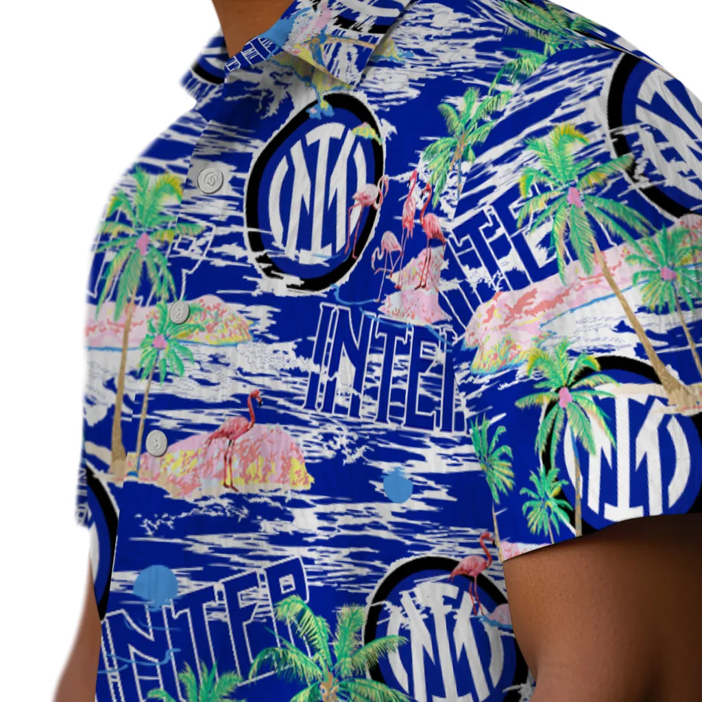 Inter Milan Flamingo Retreat 2026 Hawaiian Shirt – Moonbestprint