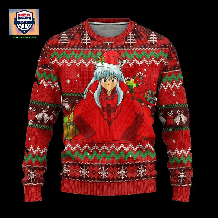 Inuyasha Ugly Christmas Sweater Anime Xmas Gift ? Usalast