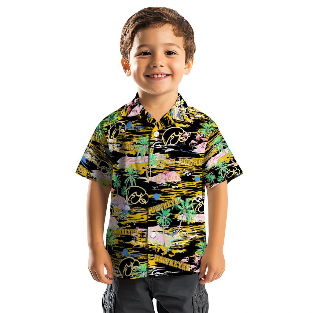Iowa Hawkeyes Flamingo Retreat 2026 Hawaiian Shirt – Moonbestprint