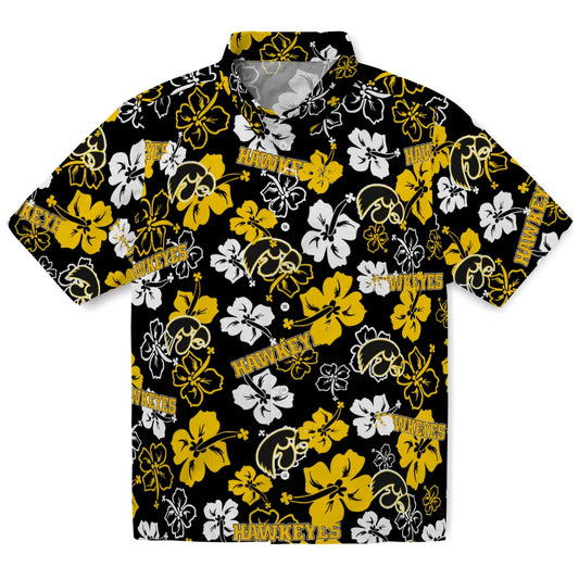 Iowa Hawkeyes Hibiscus Bloom Hawaiian Shirt – Moonbestprint