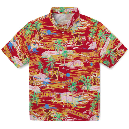Iowa State Cyclones Flamingo Retreat 2026 Hawaiian Shirt – Moonbestprint