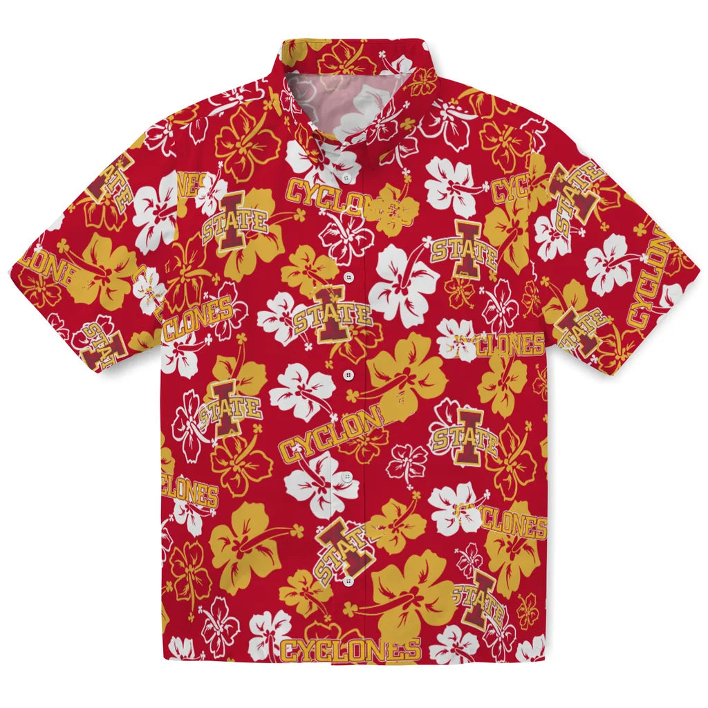 Iowa State Cyclones Hibiscus Bloom Hawaiian Shirt – Moonbestprint