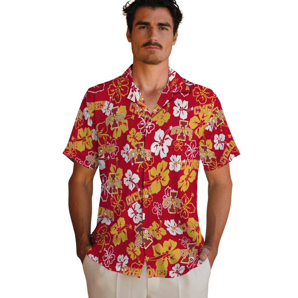 Iowa State Cyclones Hibiscus Bloom Hawaiian Shirt – Moonbestprint
