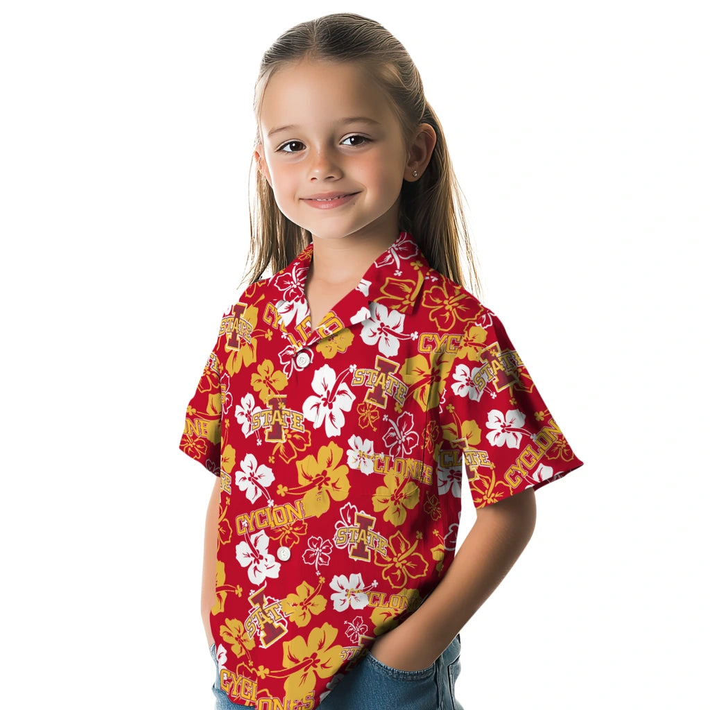 Iowa State Cyclones Hibiscus Bloom Hawaiian Shirt – Moonbestprint