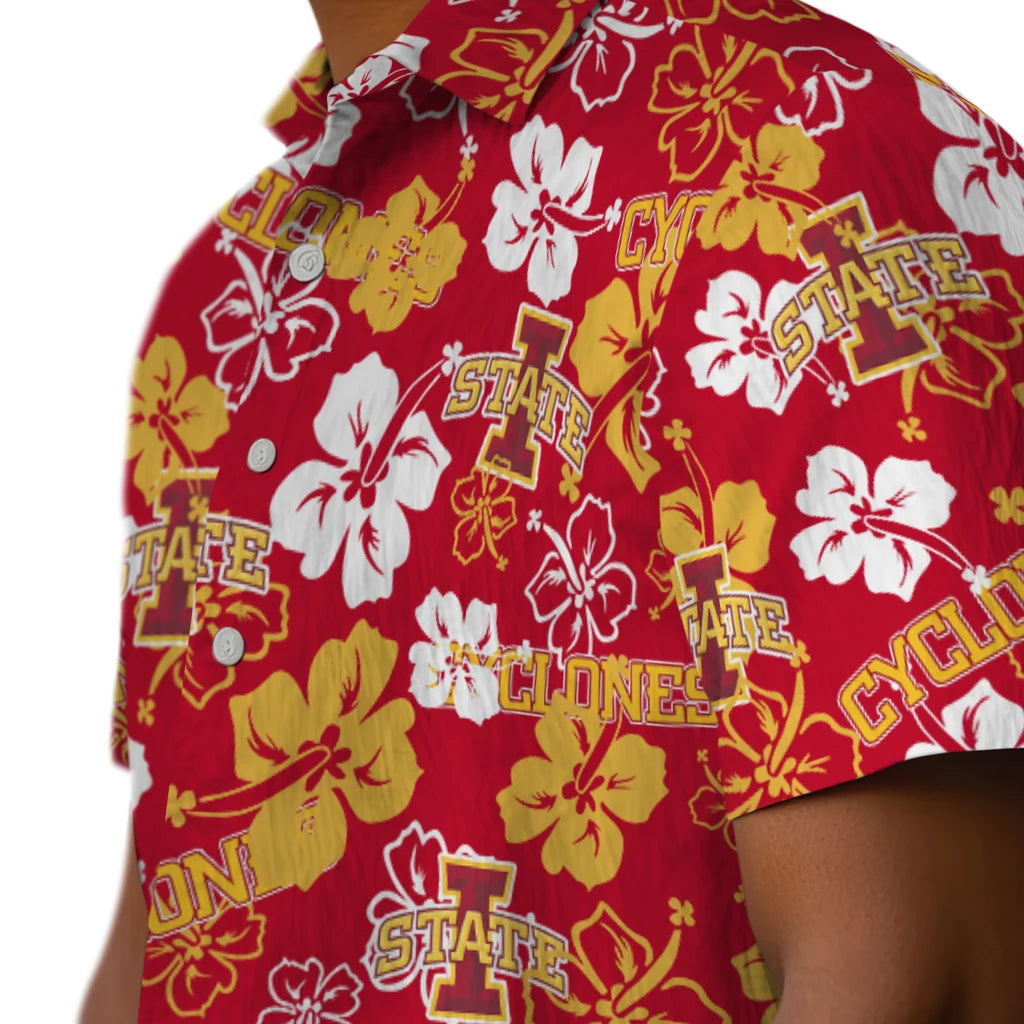Iowa State Cyclones Hibiscus Bloom Hawaiian Shirt – Moonbestprint