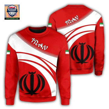 Iran Coat Of Arms Sweater Cricket Style J5W ? Usalast