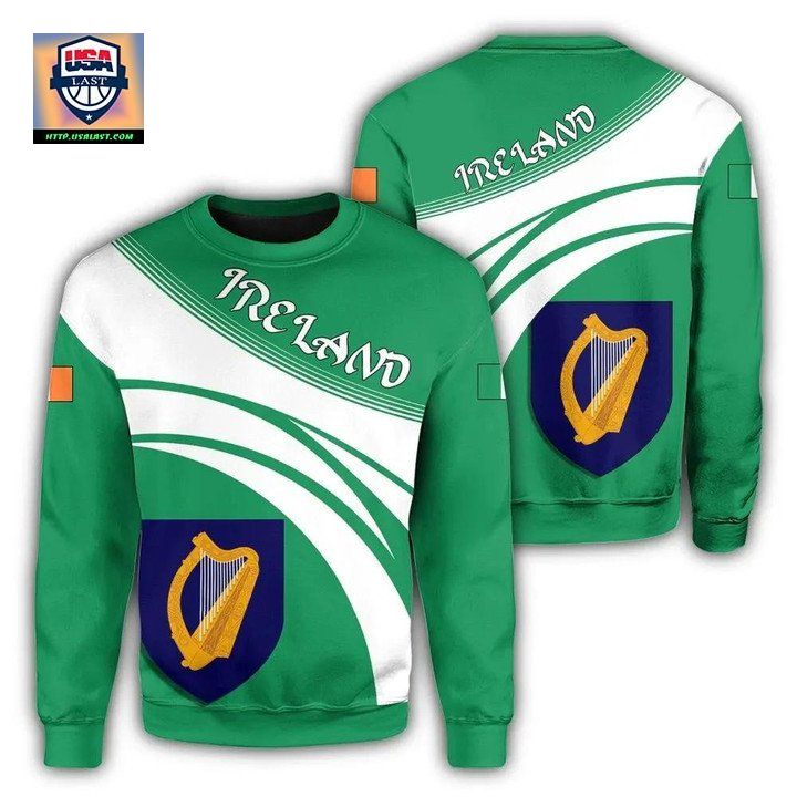 Ireland Coat Of Arms Sweater Cricket Style J5W ? Usalast