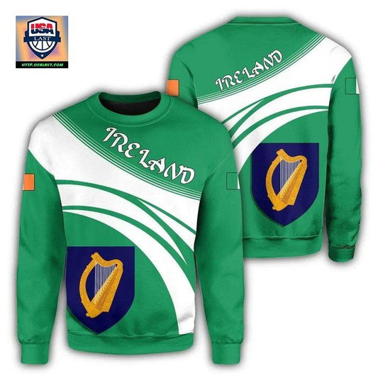 Ireland Coat Of Arms Sweater Cricket Style J5W ? Usalast