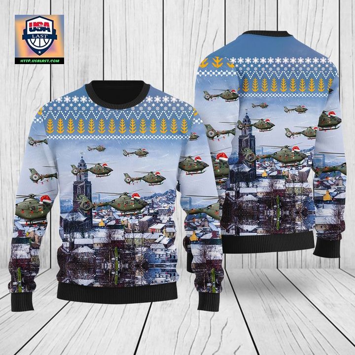 Irish Air Corps An tAerchor Eurocopter EC-135P-2 Christmas Sweater 3D ? Usalast