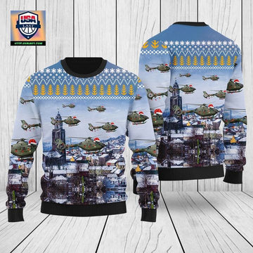 Irish Air Corps An tAerchor Eurocopter EC-135P-2 Christmas Sweater 3D ? Usalast