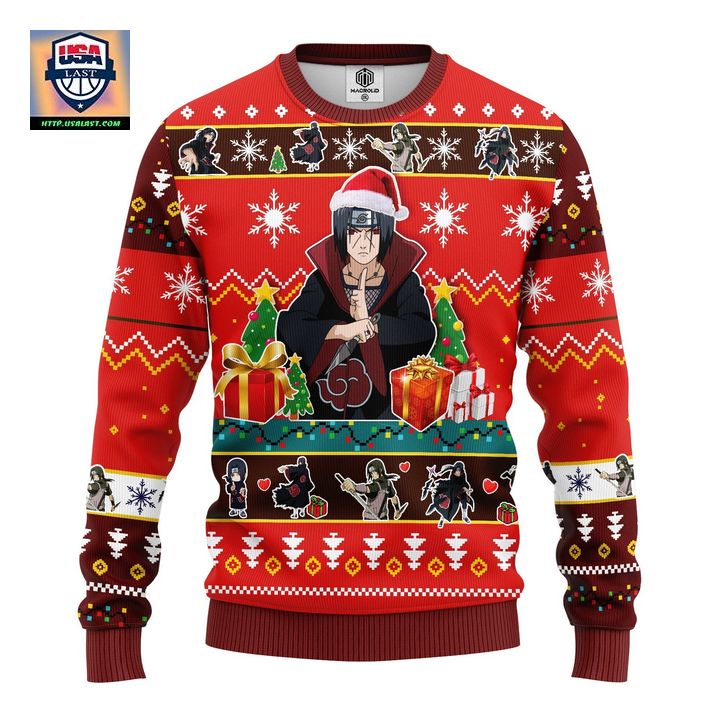 Itachi Naruto Ugly Christmas Sweater Amazing Gift Idea Thanksgiving Gift ? Usalast