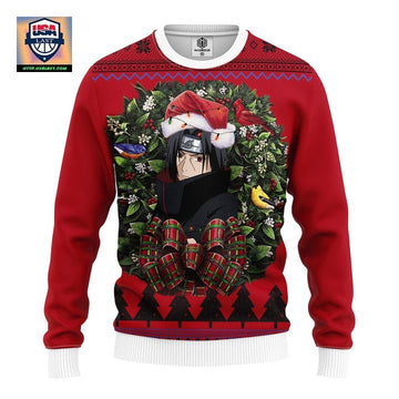 Itachi Uchiha Naruto Noel Mc Ugly Christmas Sweater Thanksgiving Gift ? Usalast