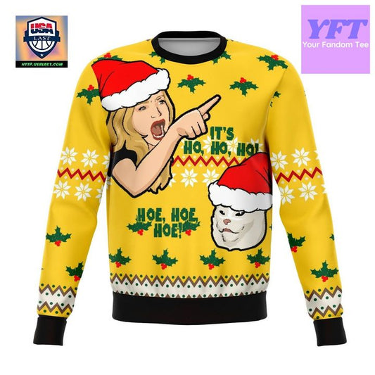 Its Hoe Hoe Hoe Funny Meme 2022 Design 3d Ugly Christmas Sweater ? Usalast