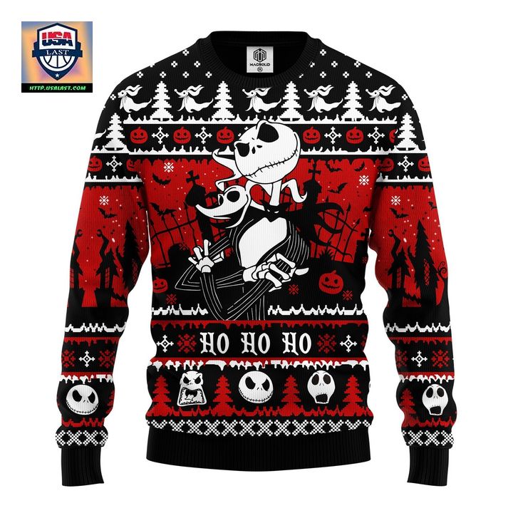 Jack And Zero Nightmare Before Xmas Ugly Christmas Sweater Amazing Gift Idea Thanksgiving Gift ? Usalast