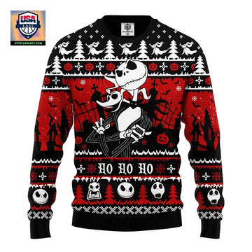 Jack And Zero Nightmare Before Xmas Ugly Christmas Sweater Amazing Gift Idea Thanksgiving Gift ? Usalast