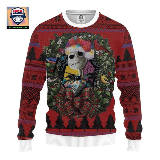 Jack Skellington Nightmare Before Christmas Mc Ugly Christmas Sweater Thanksgiving Gift ? Usalast