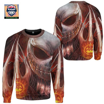Jack Skellington Pumpkin Halloween Ugly Christmas Sweater ? Usalast
