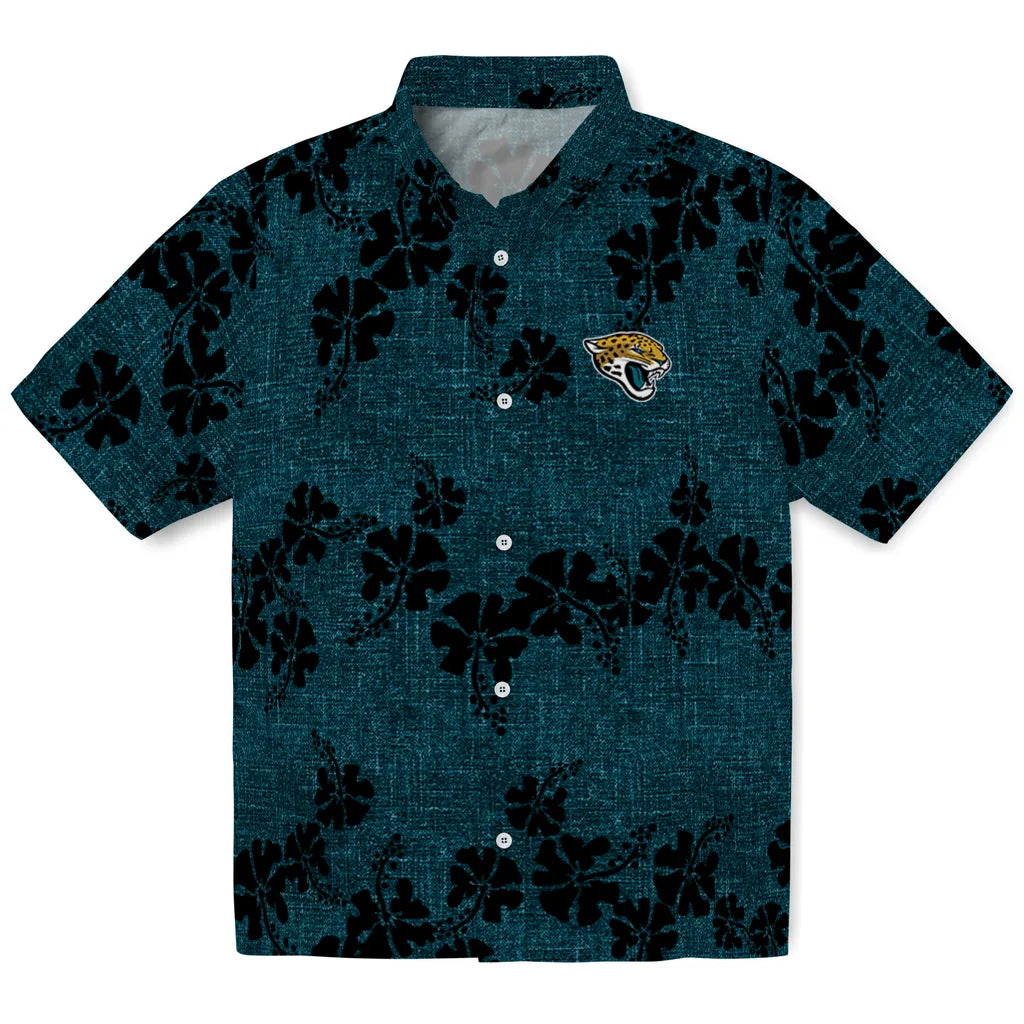 Jacksonville Jaguars Hawaiian Shirt - 50th State Flower | Moonbestprint