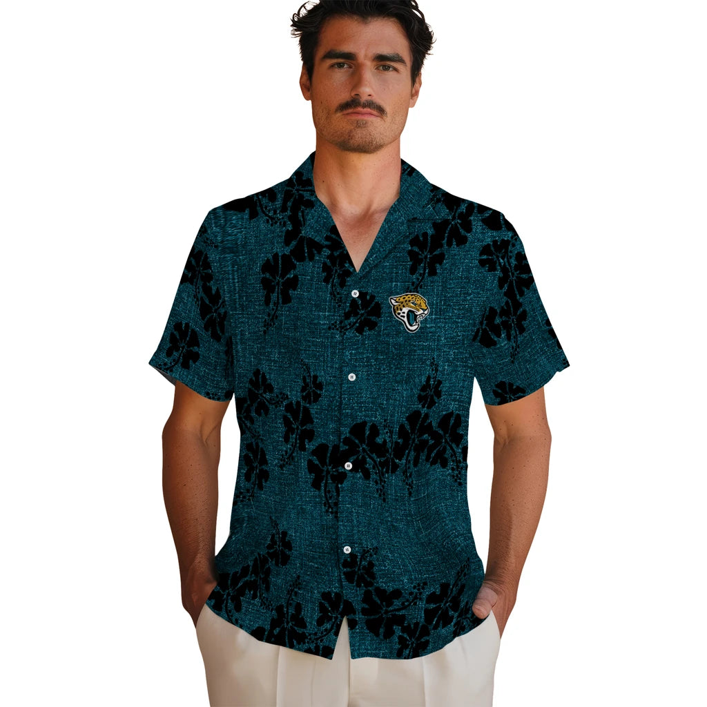 Jacksonville Jaguars Hawaiian Shirt - 50th State Flower | Moonbestprint