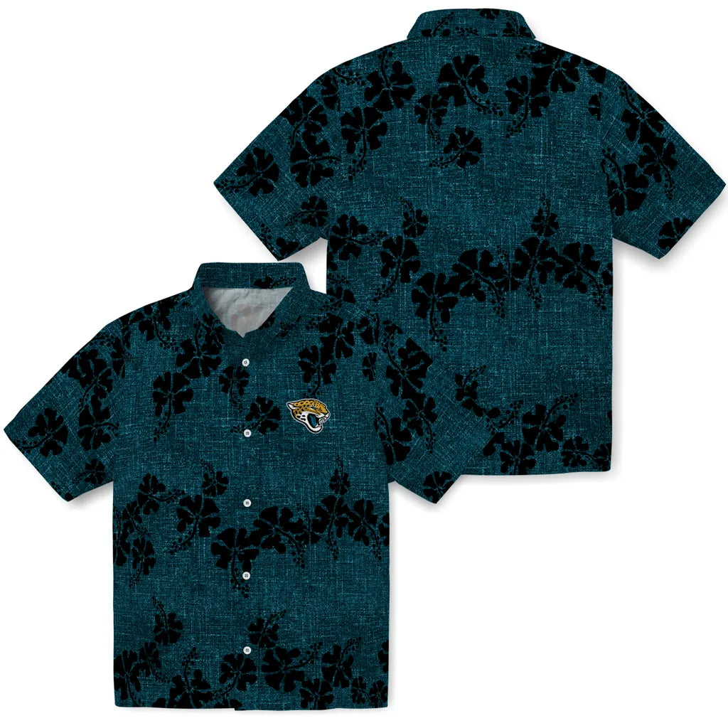 Jacksonville Jaguars Hawaiian Shirt - 50th State Flower | Moonbestprint