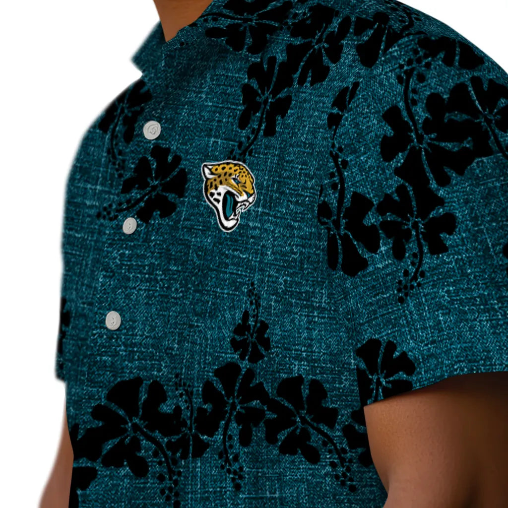 Jacksonville Jaguars Hawaiian Shirt - 50th State Flower | Moonbestprint