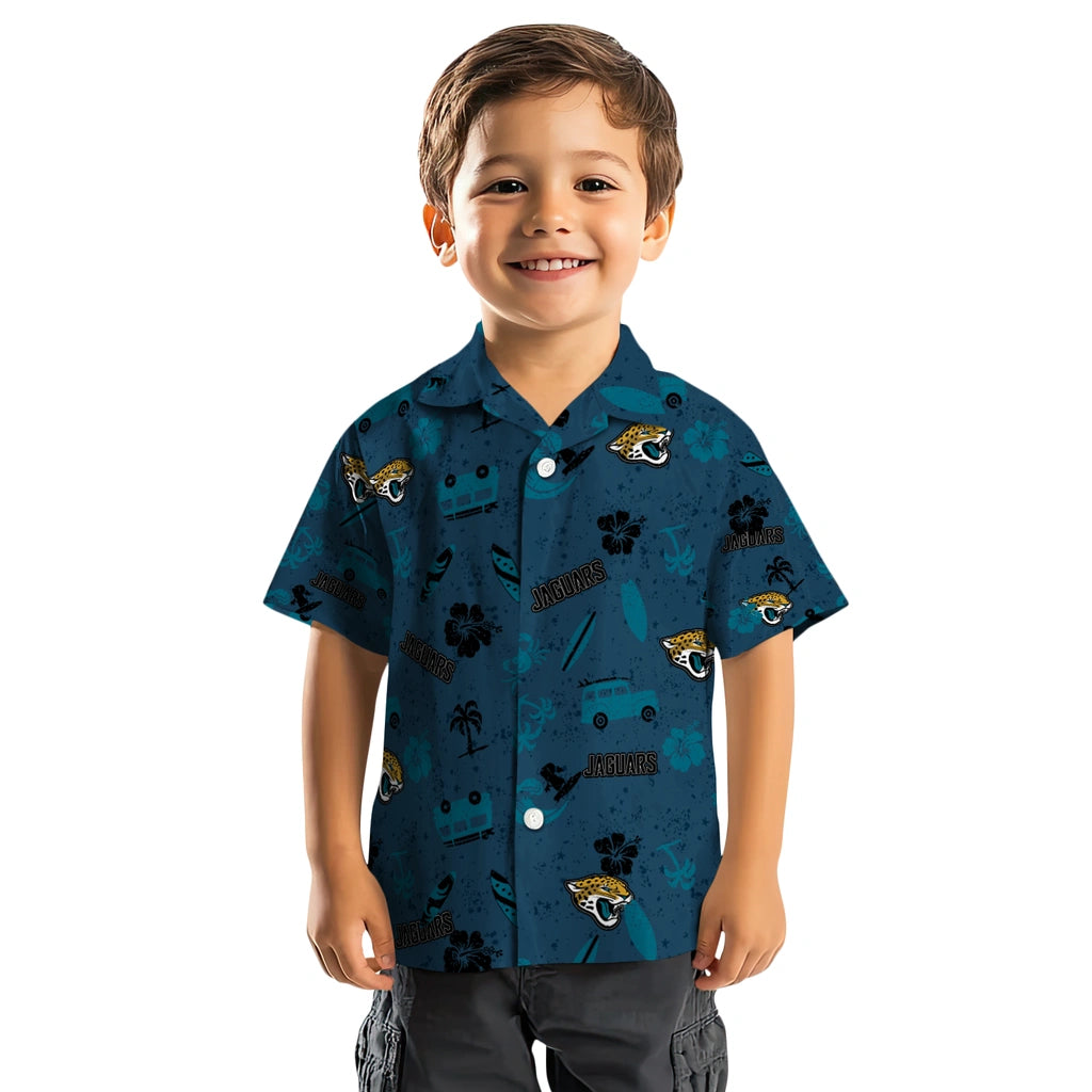 Jacksonville Jaguars Hawaiian Shirt - Beach Vibe | Moonbestprint
