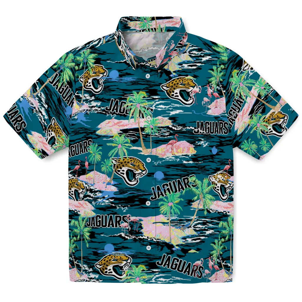 Jacksonville Jaguars Flamingo Retreat 2026 Hawaiian Shirt – Moonbestprint