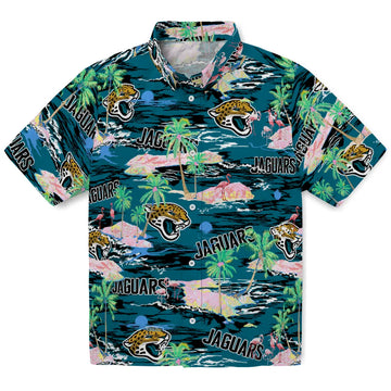 Jacksonville Jaguars Flamingo Retreat 2026 Hawaiian Shirt – Moonbestprint