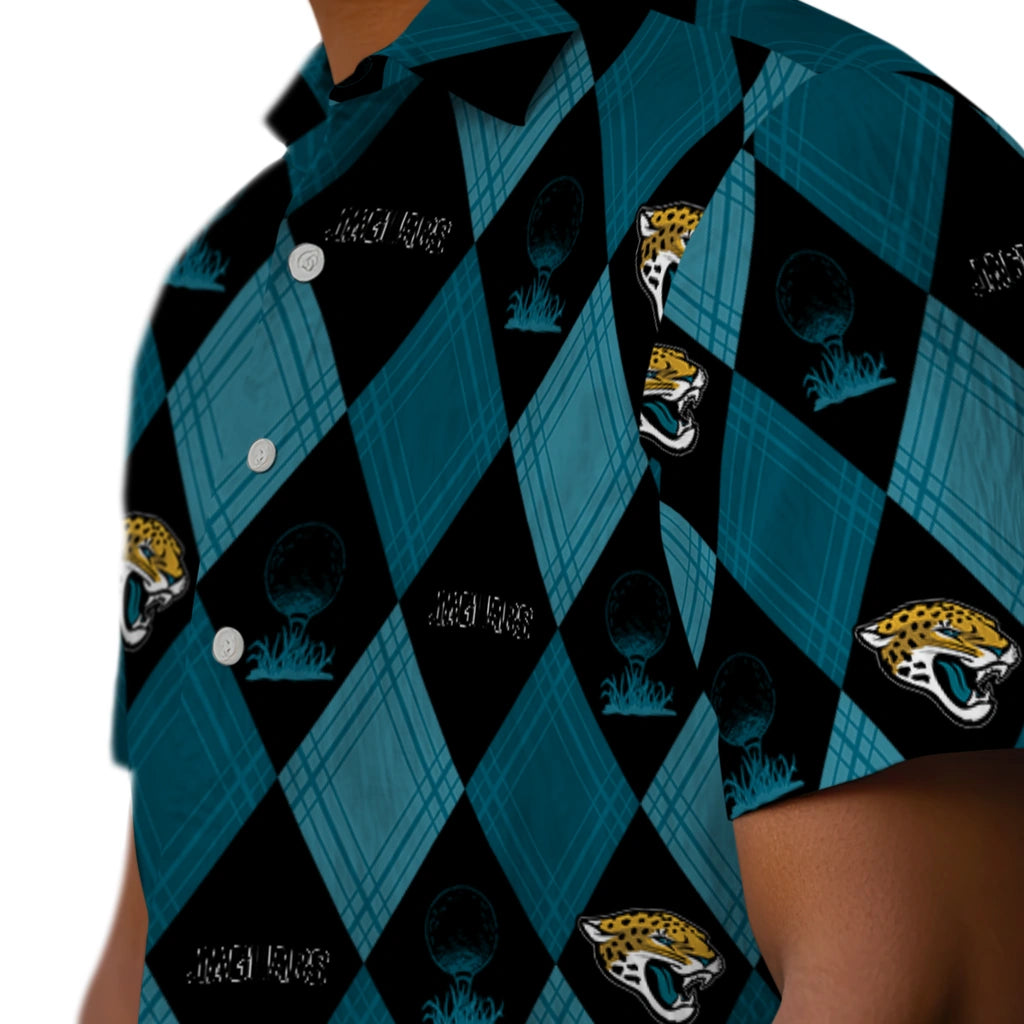 Jacksonville Jaguars Hawaiian Shirt - Golfing Plaid | Moonbestprint