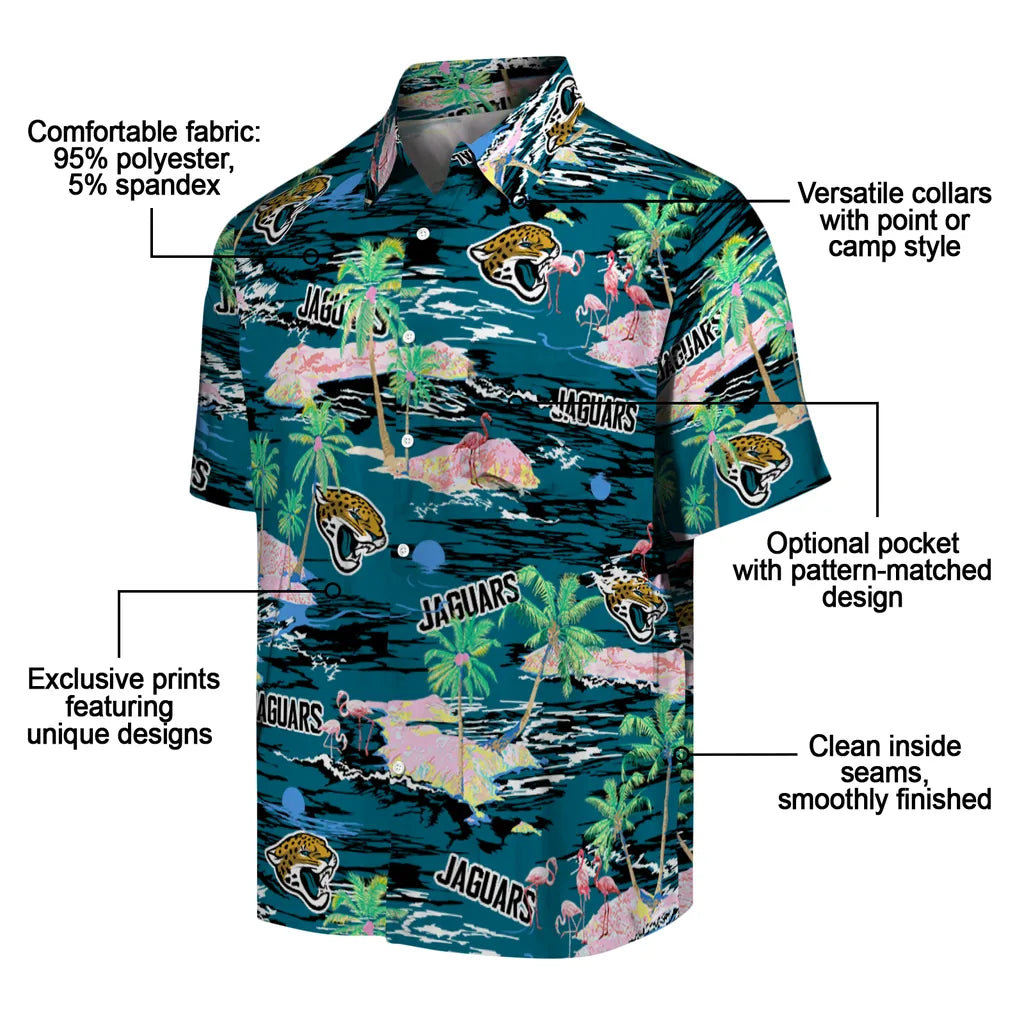 Jacksonville Jaguars Hawaiian Shirt - Hawaii Island | Moonbestprint