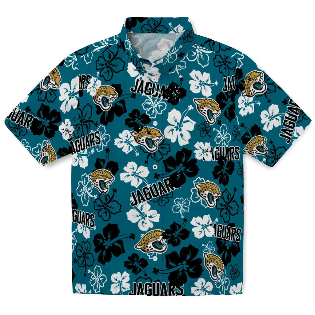 Jacksonville Jaguars Hibiscus Bloom Hawaiian Shirt – Moonbestprint