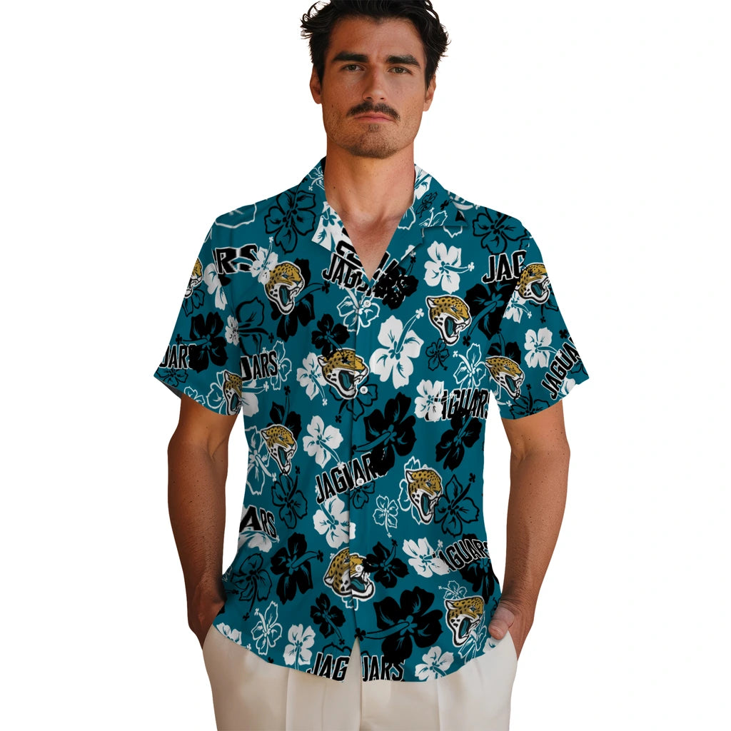 Jacksonville Jaguars Hibiscus Bloom Hawaiian Shirt – Moonbestprint