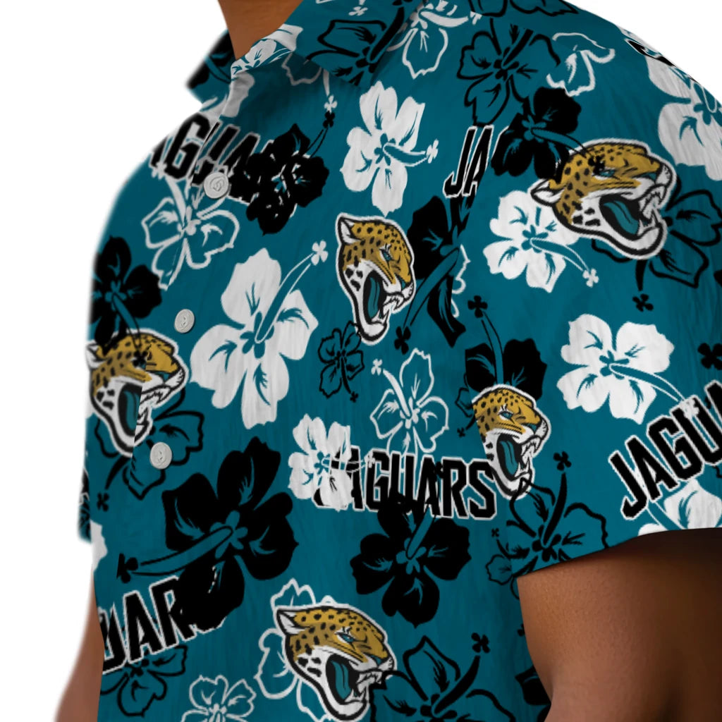 Jacksonville Jaguars Hibiscus Bloom Hawaiian Shirt – Moonbestprint