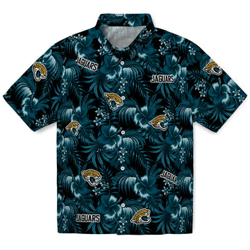 Jacksonville Jaguars Hawaiian Shirt - Hibiscus Exotic | Moonbestprint